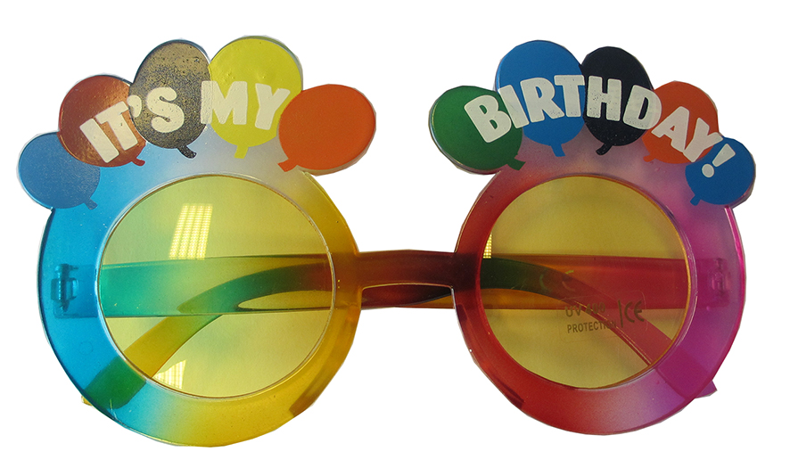 verkoop - attributen - Brillen - Verjaardagsbril